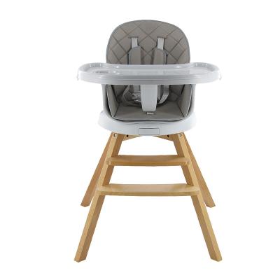 China Solid Wooden Multifunctional 3 in 1 Baby Umpire Chair Wooden Baby Feeding Umpire Chair for sale