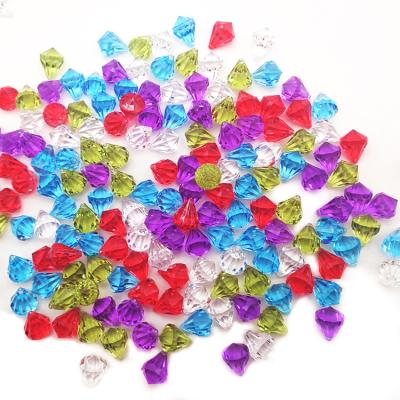 China Over 3 Years Of Wholesale Jewelry 21*23mm Small DIY Bag Making 4mm Clear Crystal Bicone Acrylic Beads for sale