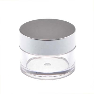 China Free Sample 0.5oz 1oz 1.7oz 3oz 4oz 5oz 7oz 8oz PETG Face Cream Jar Cosmetic Container Plastic Empty Transparent Facial Mask Bottle for sale