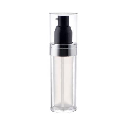 China Hot Sale 15ml 30ml 50ml 100ml 120ml Classic Clear Plastic Skin Care Lotion Bottle Pump Lotion Cosmetic Packaging Container for sale