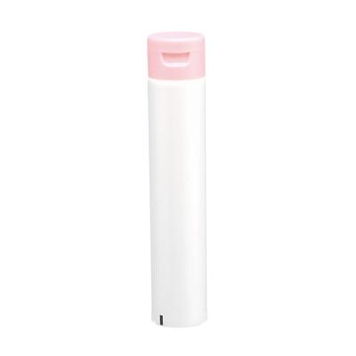 China Low MOQ Cosmetic Stores Custom Soft Packaging 100ml 120ml 150ml 200ml Tube Round Plastic Flip Top Squeeze Cosmetic Cream Tube Bottle for sale