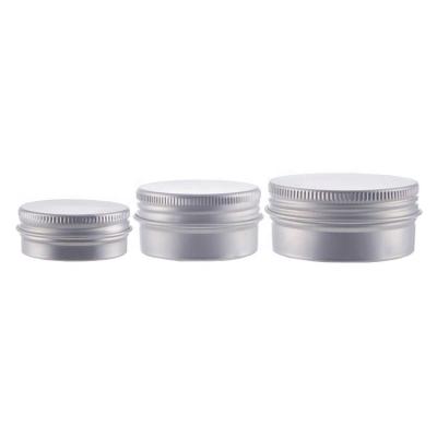 China 100g 150g 250g Viable Cosmetic Container Food Jar Metal Container Skin Care Cosmetic Empty Aluminum Face Cream Packaging Hair Care Container for sale