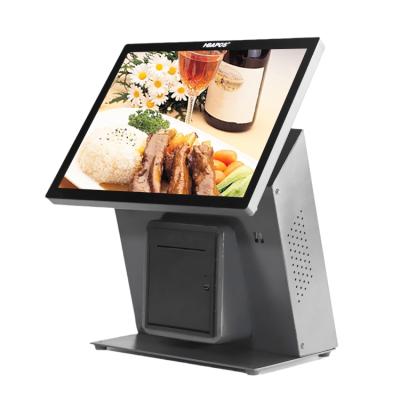 China Manufacturer Double Screen Pos system hardware Restaurant touch screen pos system fanless pos computer à venda