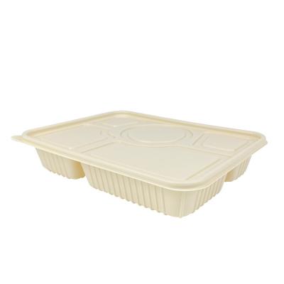 China Oven Safe Degradable Food Container Disposable Biodegradable Storage Boxes Outlet Eco-friendly Multifunctional White Classic Microwavable Bowl for sale