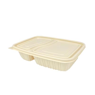 China Hot Sale Biodegradable Stocked Eco-Friendly Disposable Oven Sugarcane Bagasse Food Container Micro Biodegradable for sale