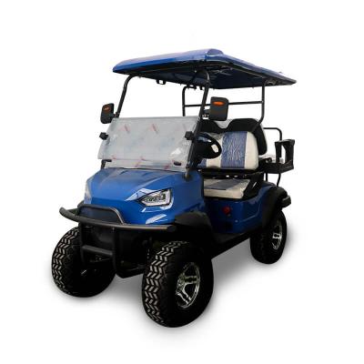 China Electric golf carts for sale luxury lithium 72V cars cheap Chinese battery price best explore 4 and 6 seater golf carts 14 inches for sale