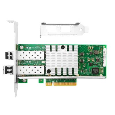 China Server AN8599-DF2/X520-DA2 10 Gigabit Server Network Card Single Left Chipset Intel 82599ES PCIe2.0 X8 for sale