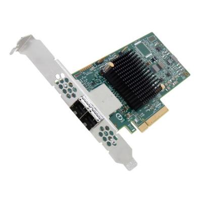 China LSI 9300-8E SAS 12GB/s SAS3008 SFF8644*2 PCIe3.0 X8 8 Port PCI-e Host Bus Adapter 9300-8E for sale