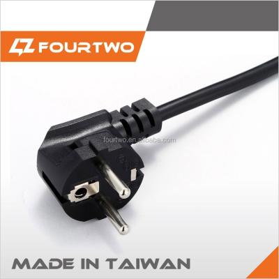 China Consumer Electronics ECO European Standard AC 16A 250V Right Angle POWER CORD for sale