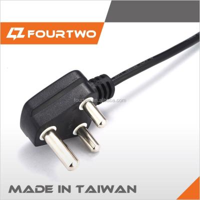 China Consumer electronics made in Taiwan low price flat iron swivel power cord hair high quality, power cord with switch, TV power cord for sale