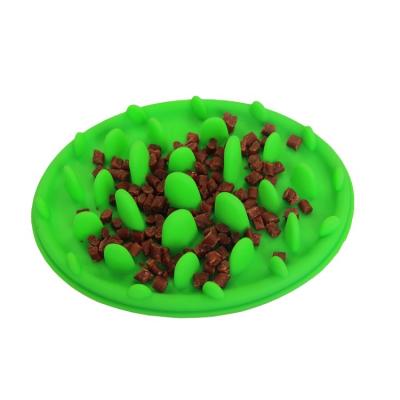 China De Hondkom Duurzame Langzame Etende Cat Bowl Waterproof van de silicone Langzame Voeder Te koop