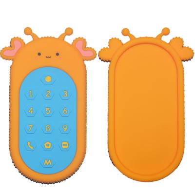 Cina MHC Silicone Remote Teether Baby Silicone Teether Toy TV Remote Control Design in vendita