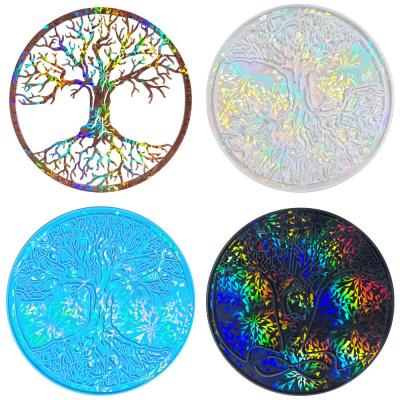 China MHC Diy Molde de resina de silicona Holográfico Decoraciones de paredes de arte para el hogar Artesanías de resina epoxi en venta