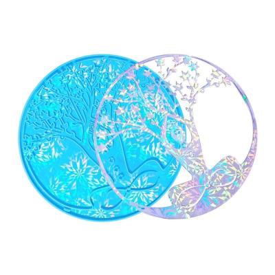 Chine MHC Holographic Diy Resin Moulds Mural Hangings Déco, Luxe Silicone Art Moulds en résine à vendre