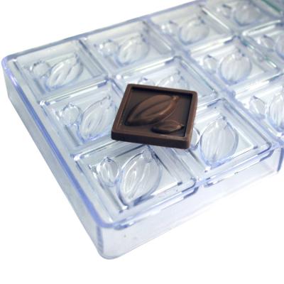 China Molde de chocolate de policarbonato MHC 3D PC Molde de plástico para bolsas para hacer pasteles y chocolate en venta