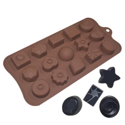 China MHC preço de venda por atacado de fábrica de qualidade alimentar estilo natalino 3D silicone de molde de chocolate à venda