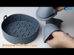 Food Safe Silicone Kitchen Tool Reusable Heat Resistant For Air Fryer