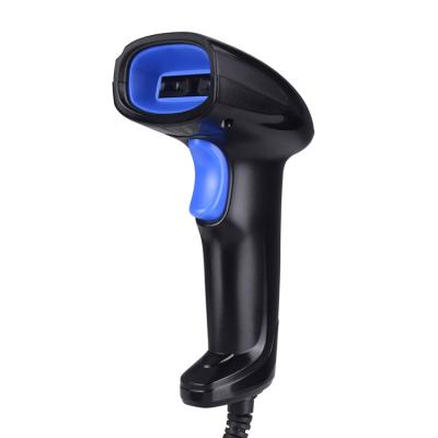 China ABS+PC Plug and Play No Driver Need 1D CCD Wired Barcode Scanner Excellent Decode Ability for sale