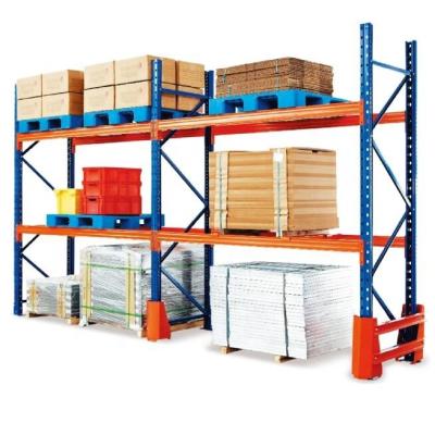 China Heavy Duty Industrial Powerway Factory Warehouse Warehouse Corrosion Protection Storage Rack Rack Shelf Steel Racking System for Stacking Racks and Shelves for sale