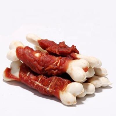 China Viable Chicken Dog Food Pet Wrapped Calcium Bone Process Low Fat Premium Protein for sale