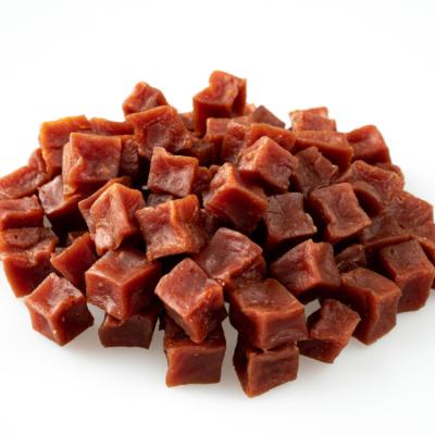 China Sustainable Beef Cubes Jerky Dog Snacks Forming Reward Snacks Pet Treat for sale