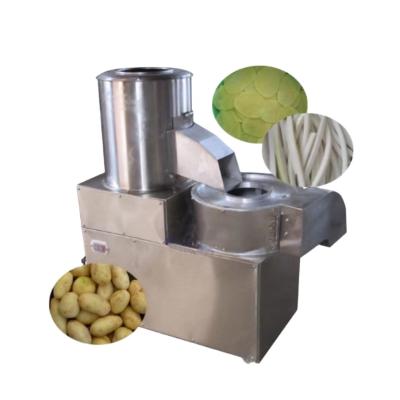 China Easy Operation Potato Slicing Machine Potato Chips Cutting Machine Carrot Cleaning Industrial Commercial Machines for sale