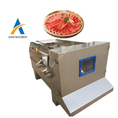 China Factory 300-500kg/H Pork Beef Mutton Meat Vegetable Cutter Cutting Fresh Meat Meat Slicer Frozen Slicing Machine for sale