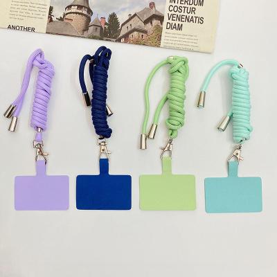 China Dacron Amazon Cross - Body Collar Holder Detachable Nylon Adjustable Patch Universal Cell Phone Straps Lanyard For Iphone Mobile Case for sale