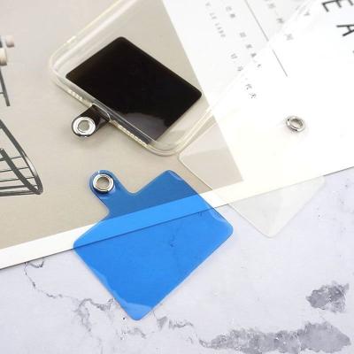 China New Arrival TPU Cross-Body Universal Smartphone Lanyard Pad Cell Phone Gasket Holders Custom PVC Patches For Phone Lanyard for sale