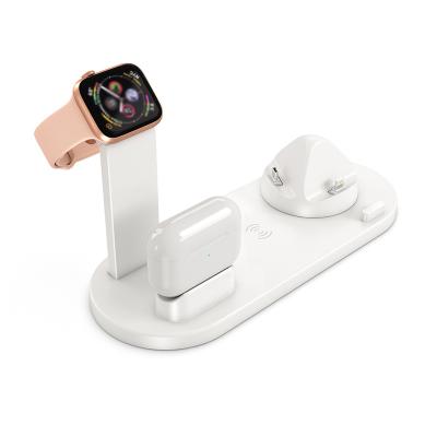 China Mobile Phone Multifunctional Wireless Charger Fast Magnetic Wireless Charger Stand 4 in 1 for Apple Iphone Watch for sale