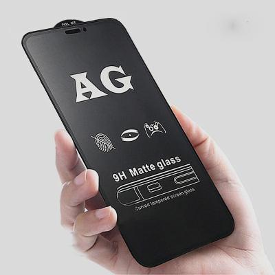 China FOR iPhone 13 Pro Max Full Cover Anti-glare Anti-glare Matte Frosted Tempered Glass For Samsung S21 Ultra A81 A91 Screen Protector for sale