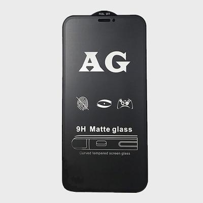 China FOR iPhone 13 Pro Max Full Coverage 5D No Fingerprint Screen Protector AG Anti-Glare Matte Tempered Glass MI Red K20 K20 pro for iphone 13 12 11 for sale