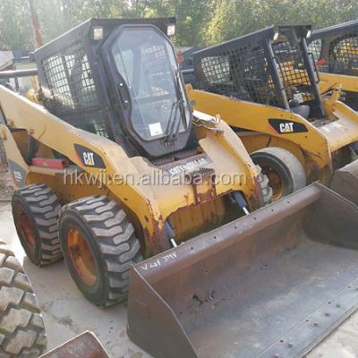 China Used Machinery Repair Shops Wheel Loader Supplier Golden Good Condition Used CAT252B , Used Japanese Brand CAT252B for sale