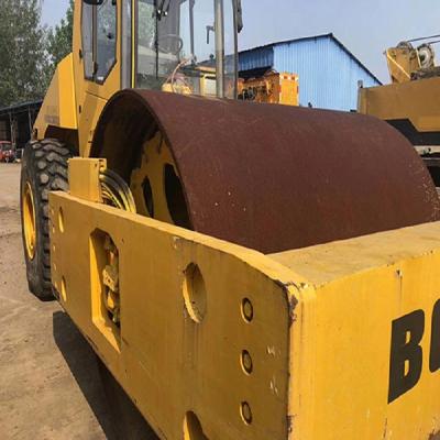 China Building Material Shop Used Construction Equipment Compactor Bomag BW225D Second Hand Road Roller for sale