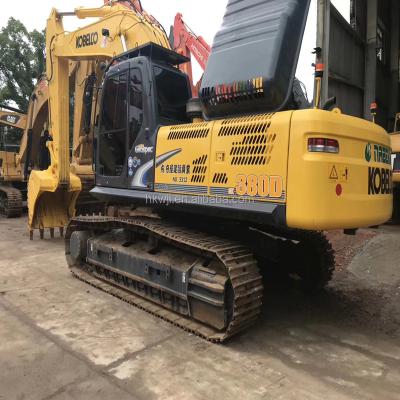 China Second hand excavator construction machine kobelco380d, used hydraulic crawler excavator KOBELCO380D 1.8 for sale