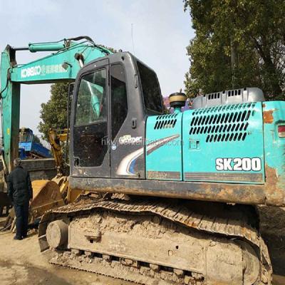 China Machinery repair shops used japan kobelco sk-200 excavator hydraulic crawler used excavator for sale