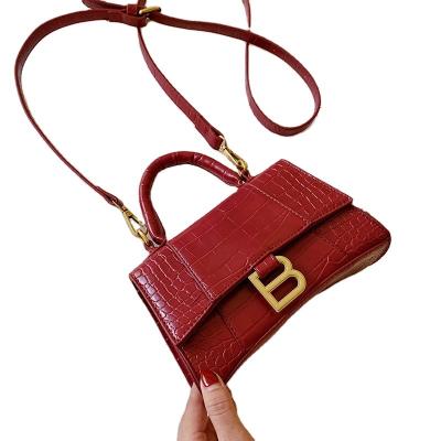 China Top Handle Vegan Fashion Designer Bag Luxury Square Bag Women Leather Top Handbag for sale