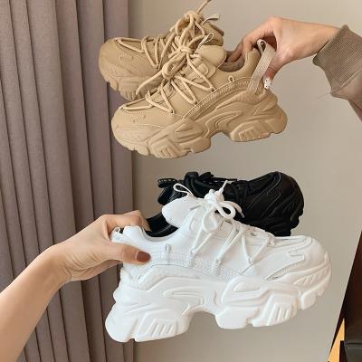 China Fashion Trend Dad Shoes Spring 2023 New Big Wave Snowflake Women's Bottom Shoes Women's Platform Sports Shoes for sale