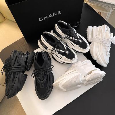 China Fashion Trend Colorblock Designer Growing Insole Men Women Sneakers Luxury Size Spring New Chunky Shoes Casual For Sneaker for sale