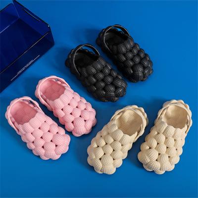 China Fashion Trend Summer Sandals Personalized Bubble Slippers Family Massage Men and Women Thick Soled Sandals Increased Couples Slipper for sale