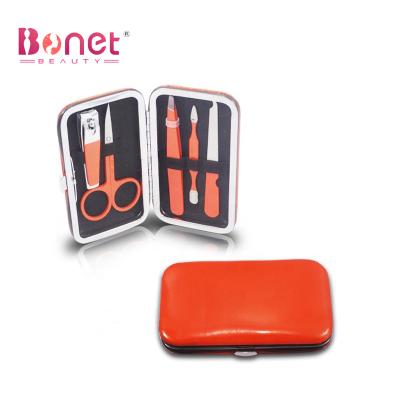 China Durable Hot Selling Stainless Steel Pedicure Set Mini Grooming Kit for sale