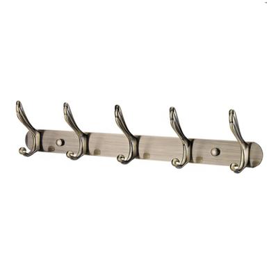 China Sustainable Bathroom Accessories Wall Mounted Stainless Steel Hanger Self Adhesive Hook for sale