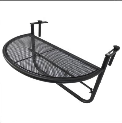 China Adjustable (Height) Metal Folding Adjustable Mesh Balcony Hanging Rail Table for sale