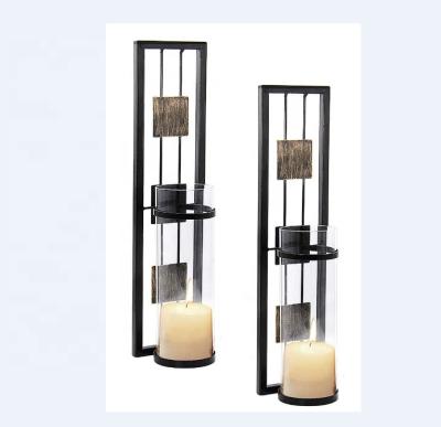 China Unique Solution Wall Sconce Metal Wall Shelf Decorations for Living Room, Bathroom, Dining Room, Set of 2 for sale