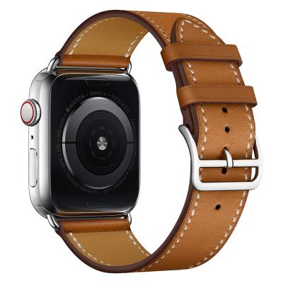 China Factory Direct Sales Band Luxury PU Leather Wrist Watch Band Men Women PU Leather Smart Watch For Apple Watch Band for sale