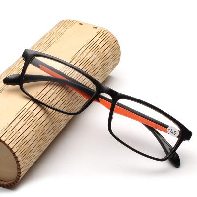 China Newest TR90 Reading Glass Men Women Men Super Thin Light Older Magnifying Glass Frame for sale