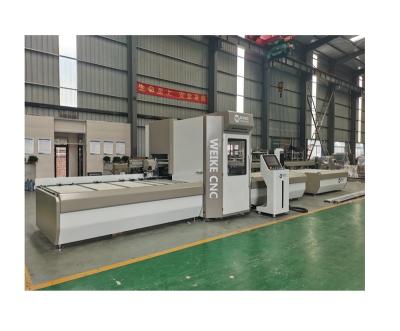 China Automatic Hotels CNC 14.6kw Aluminum Window Notching Machine Cutting Saw Aluminum Center for sale