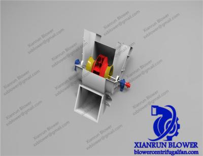 China La fan centrífuga de la curva delantera de la entrada doble, caldera industrial indujo las fans de proyecto en venta