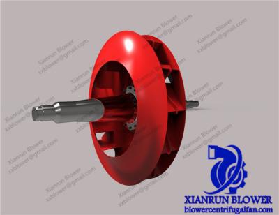 China Resistencia centrífuga del desgaste del impeledor 400mm-3500m m del ventilador de la planta del cemento en venta