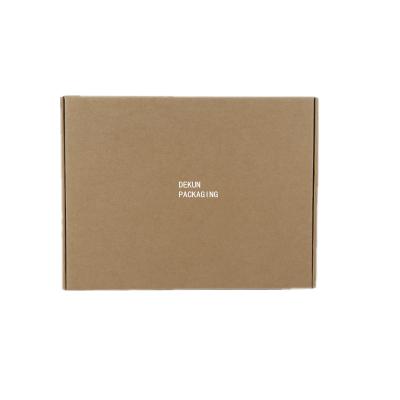 China Recycled Materials Recycled Corrugated Paper Mailing Box Eco Friendly Custom Brown Cardboard Folded Packaging Paper Mailer Recyclable Mailing Box for sale